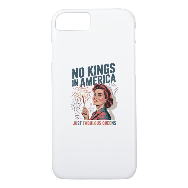 No Kings In America Fabulous Queens Pride 2025 Des Case-Mate iPhone Skal (Baksida)