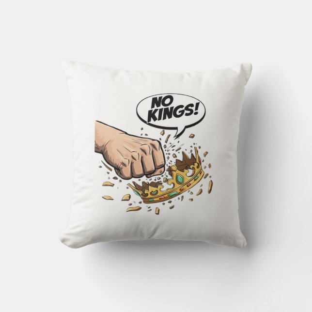 No Kings In America Kreativ Design Kudde (Framsida)