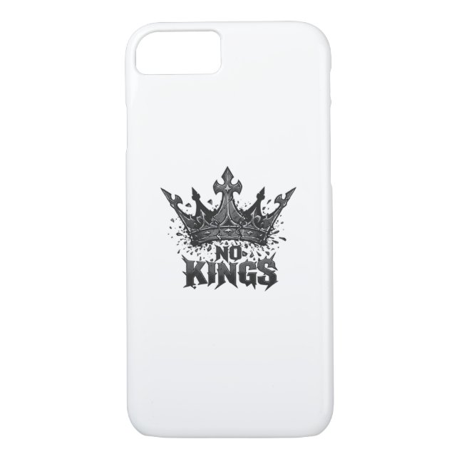 No Kings In America Minimal Clean Case-Mate iPhone Skal (Baksida)