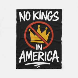 No Kings In America No Crown Fleecefilt