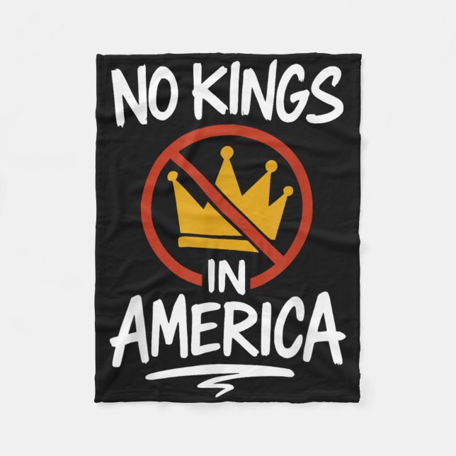 No Kings In America No Crown  Fleecefilt (Framsidan)