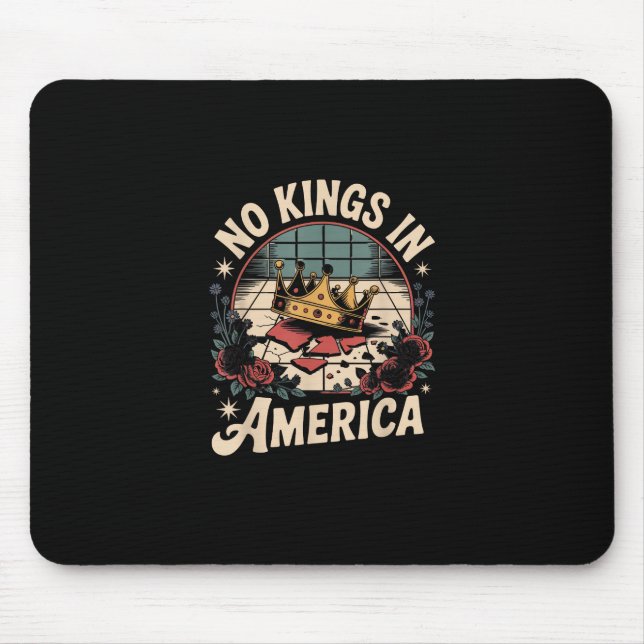 No Kings In America Retro Classic Musmatta (Framsidan)