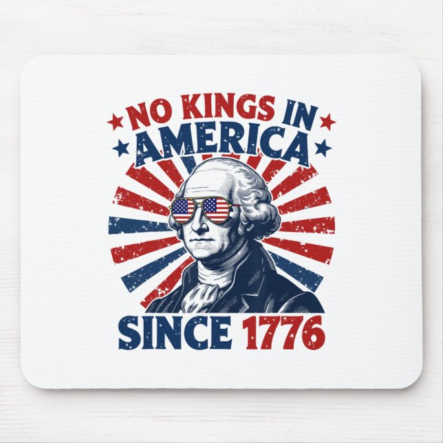 No Kings In America Since 1776 Distressed Flag Usa Musmatta (Framsidan)