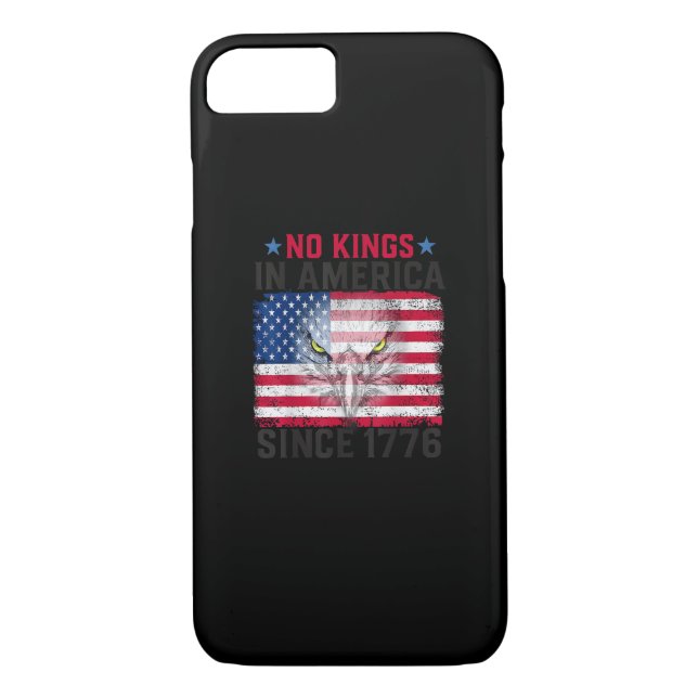 No Kings In America Since 1776 Freedom Creative De Case-Mate iPhone Skal (Baksida)