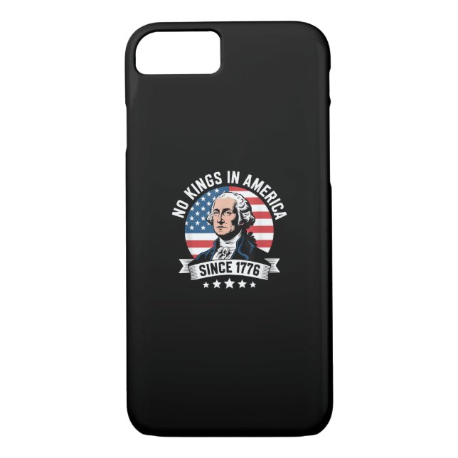 No Kings In America Since 1776 Funny Freedom Vibe Case-Mate iPhone Skal (Baksida)