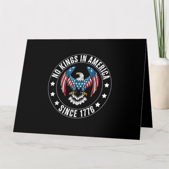 No Kings in America Since 1776 Kort (Framsida)