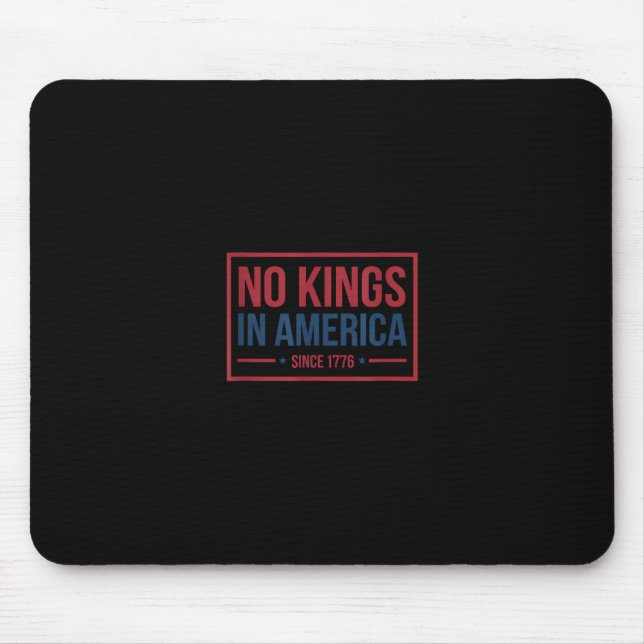 No Kings In America Since 1776 Patriotic Retro Cla Musmatta (Framsidan)