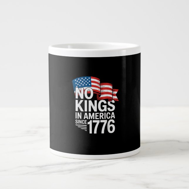 No Kings In America Since 1776 Protest Creative St Jumbo Mugg (Framsidan)