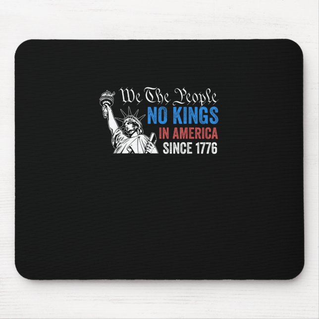 No Kings In America Since 1776 Retro Classic Musmatta (Framsidan)