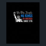 No Kings In America Since 1776 Retro Classic Poster<br><div class="desc">No Kings In America Since 1776 Retro Classic: A retro design honoring America’s founding ideals and revolutionary roots. Timeless,  proud,  and inspiring.</div>