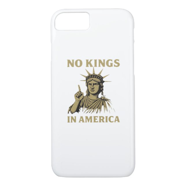 No Kings In America Statue Of  No Kings Day Protes Case-Mate iPhone Skal (Baksida)