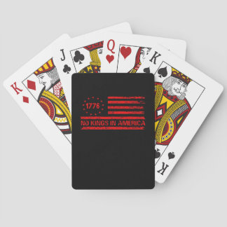 No Kings In America United States Independence Cla Casinokort
