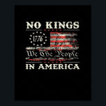 No Kings In America United States Independence Cla Poster<br><div class="desc">No Kings In America United States Independence Classic Minimal Clean: A minimalist patriotic design symbolizing democracy and equality. Clean,  modern,  and refined.</div>