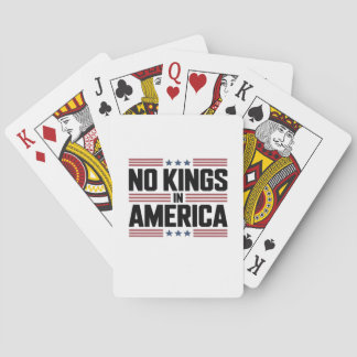 No Kings In America USA Creative Style Casinokort