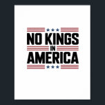 No Kings In America USA Creative Style Poster<br><div class="desc">No Kings In America USA Creative Style: A creative approach to patriotism blending design and message. Artistic,  modern,  and free-spirited.</div>