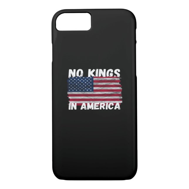 No Kings In America USA Flag Freedom Classic Case-Mate iPhone Skal (Baksida)