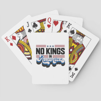 No Kings In America USA Retro Classic Casinokort