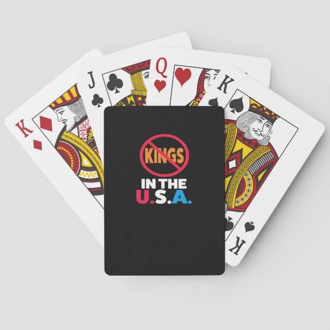 No Kings In The USA Casinokort (Baksidan)