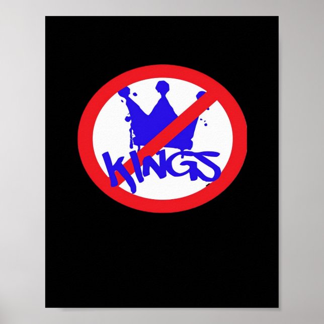No Kings In The USA Classic Poster (Framsidan)