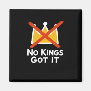No Kings It - Defiant To The People Anti-Tyranni 1 Magnet