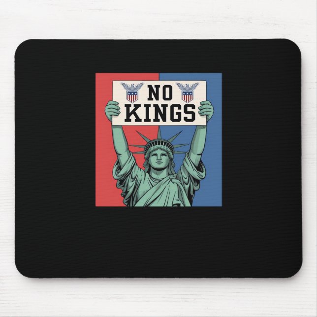 No Kings Klassisk Patriotisk Stil Musmatta (Framsidan)