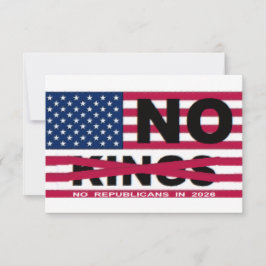 NO KINGS KORT
