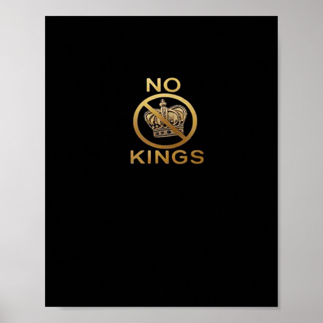 No Kings kreativa stil Poster (Framsidan)