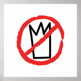 No kings logo poster