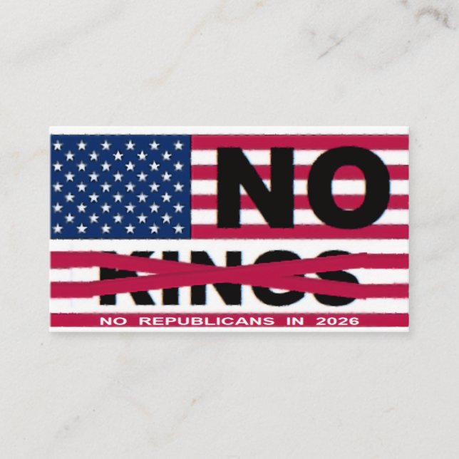 NO KINGS LOJALITETSKORT (Framsida)