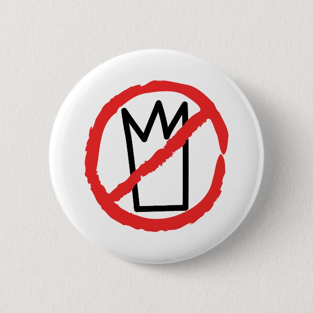No kings, no crowns demonstration knapp (Framsida)