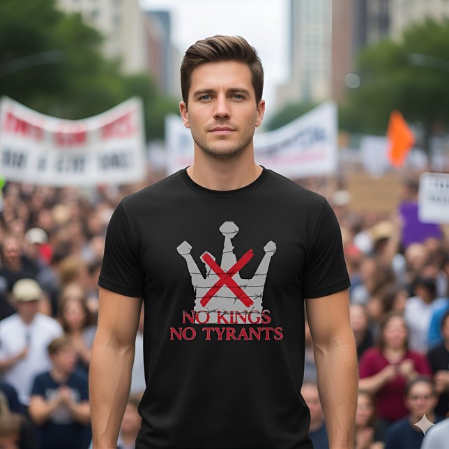 No Kings No Tyrants Freedom & Liberty Statement T Shirt (Skapare uppladdad)