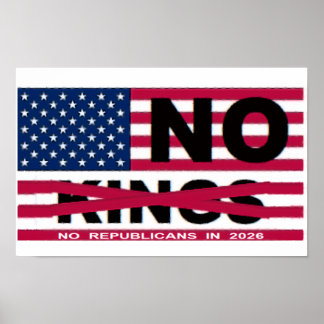NO KINGS POSTER