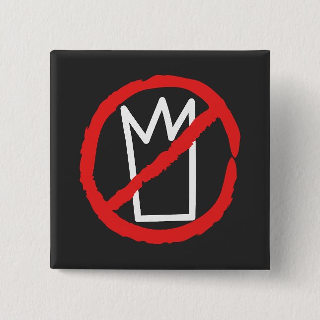 No kings protest crown logo knapp (Framsida)