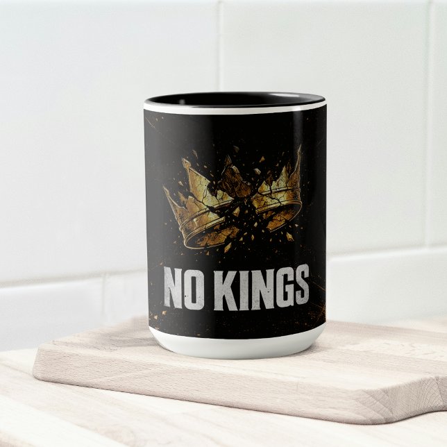 No Kings Protest Mugg (Skapare uppladdad)