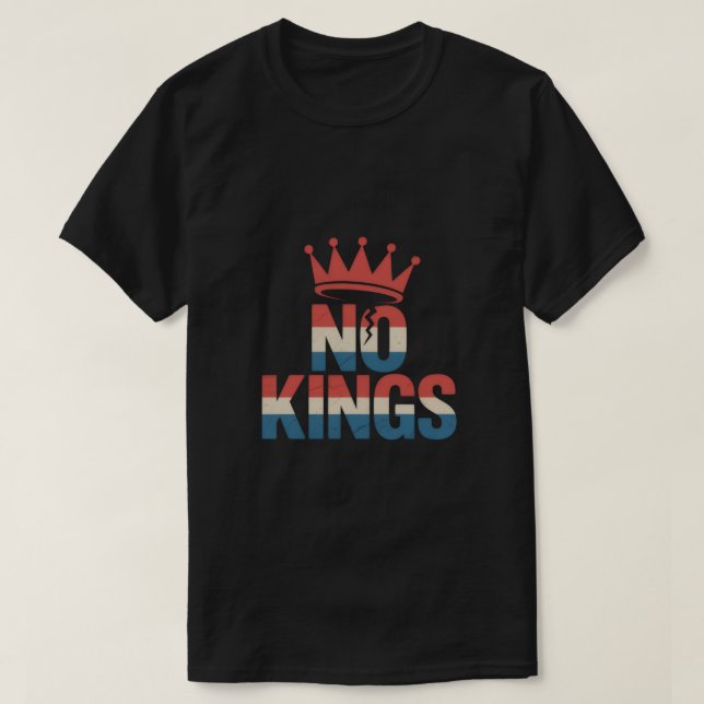 No Kings Protest T-Shirt (Design framsida)
