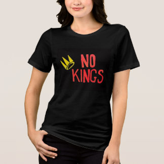 No Kings Proud to be An American Sign T Shirt