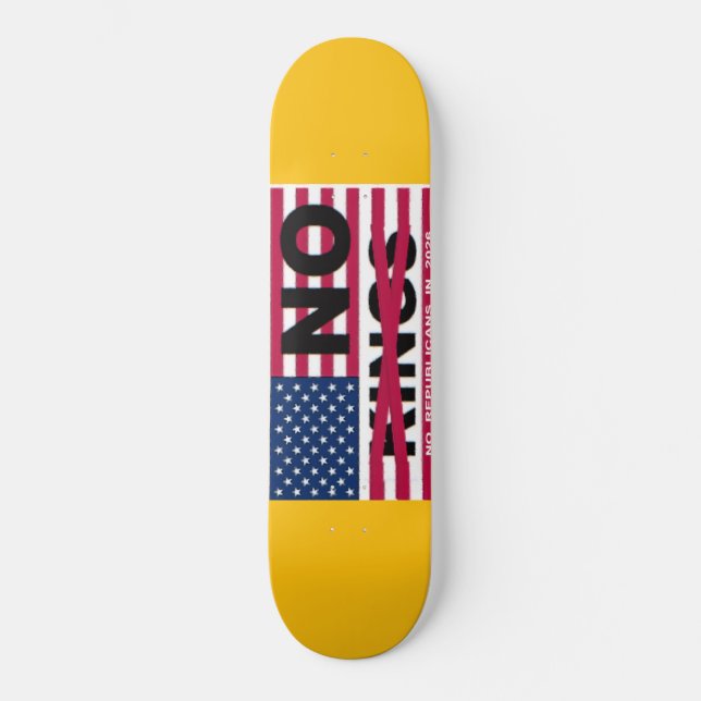 "NO kings" Skateboard (Framsida)