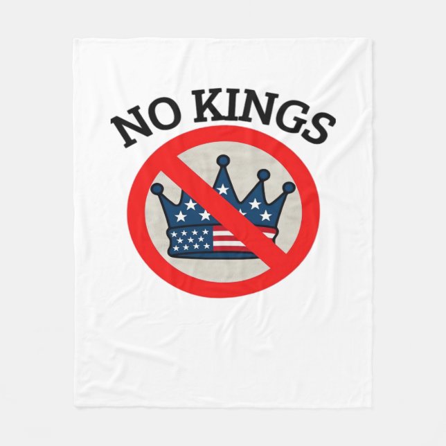 No Kings väsentliga kreativa stil Fleecefilt (Framsidan)