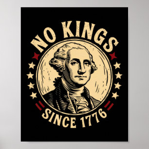 No Kung in America 1776 Spara Democracy United Sta Poster