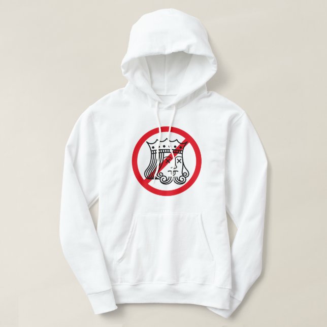 NO KUNG - Trumpprotest Hoodie (Design framsida)