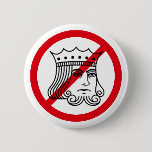 NO KUNG - Trumpprotest Knapp