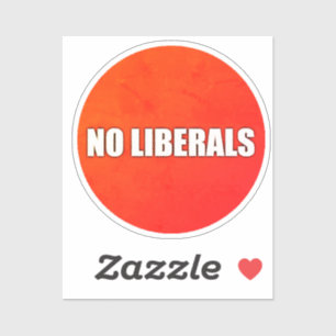 NO LIBERALS KLISTERMÄRKEN