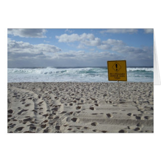 No Lifegaurd Hälsningskort