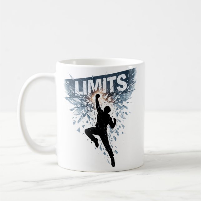 No Limits Motivation Design  Kaffemugg (Vänster)