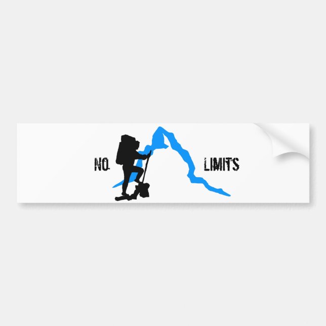 No limits pegatina bildekal (Framsidan)