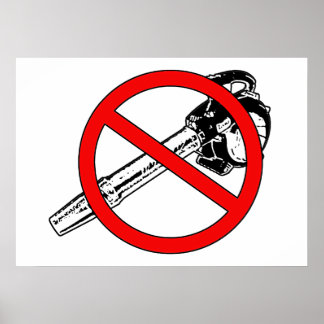 NO Löv Blowers Poster