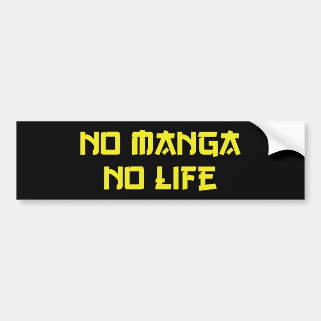 NO MANGA NO LIFE BILDEKAL (Framsidan)