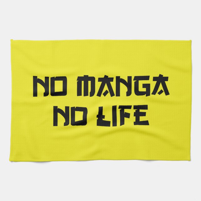 NO MANGA NO LIFE KÖKSHANDDUK (Horisontell)