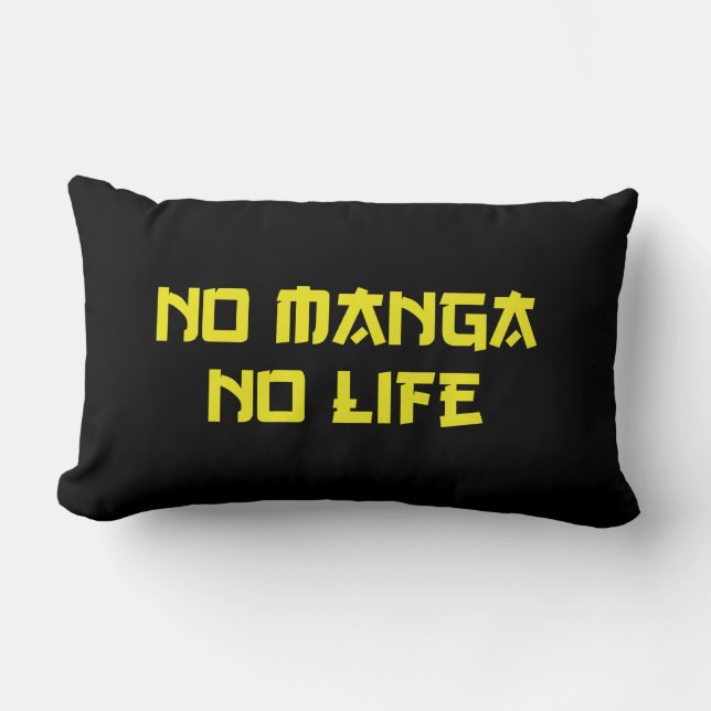 NO MANGA NO LIFE LUMBARKUDDE (Framsida)