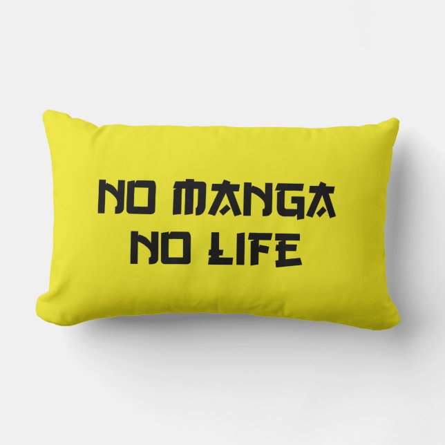 NO MANGA NO LIFE LUMBARKUDDE (Framsida)
